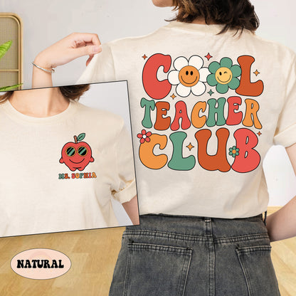 Teacher Shirt, Cool Teacher Club, Teacher Squad Shirt, Custom Teacher Gift, Back To School, Teachers Day, Teacher Appreciation Gift