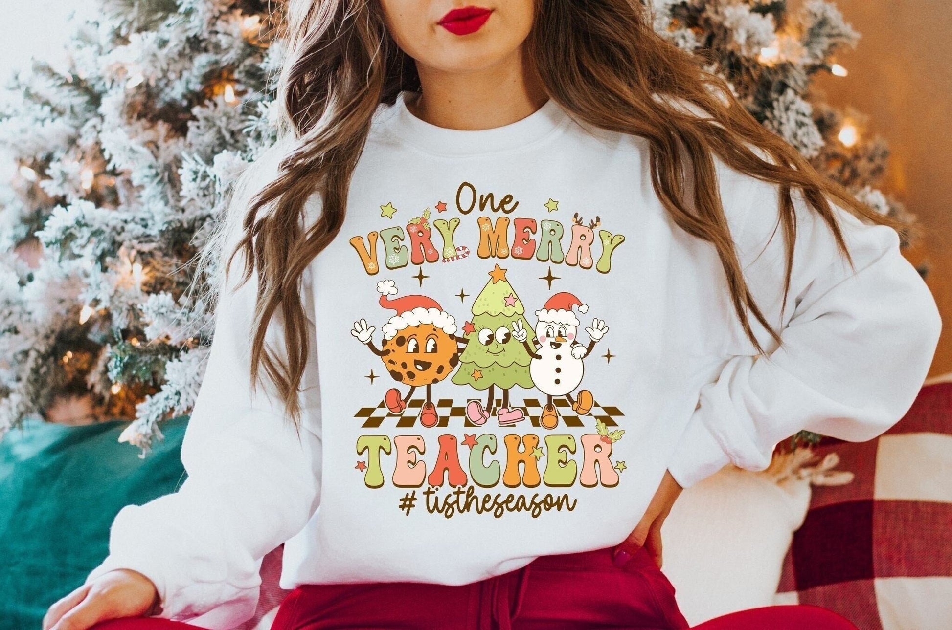 Teacher Christmas Shirt, Very Merry Teacher Shirt, Tis The Season Christmas Teacher Sweatshirt, Teacher Team Shirt, Teacher Christmas Gift
