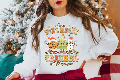 Teacher Christmas Shirt, Very Merry Teacher Shirt, Tis The Season Christmas Teacher Sweatshirt, Teacher Team Shirt, Teacher Christmas Gift