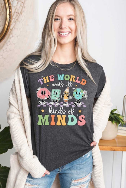 Special Education Teacher Shirt, The World Needs All Kinds Of Minds, SPED Teacher, Neurodiversity Shirt, Acceptance Shirt, SPED Teacher Gift