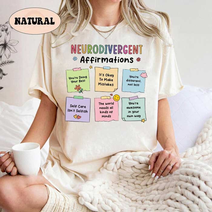 Neurodivergent Affirmations Shirt, Autism Acceptance, Special Education Teacher