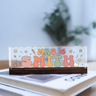 Personalized Teacher Desk Name Plate, Custom Teacher Acrylic Name Sign, Custom Teacher Gifts, Gift For Teacher, Teacher Appreciation Gift