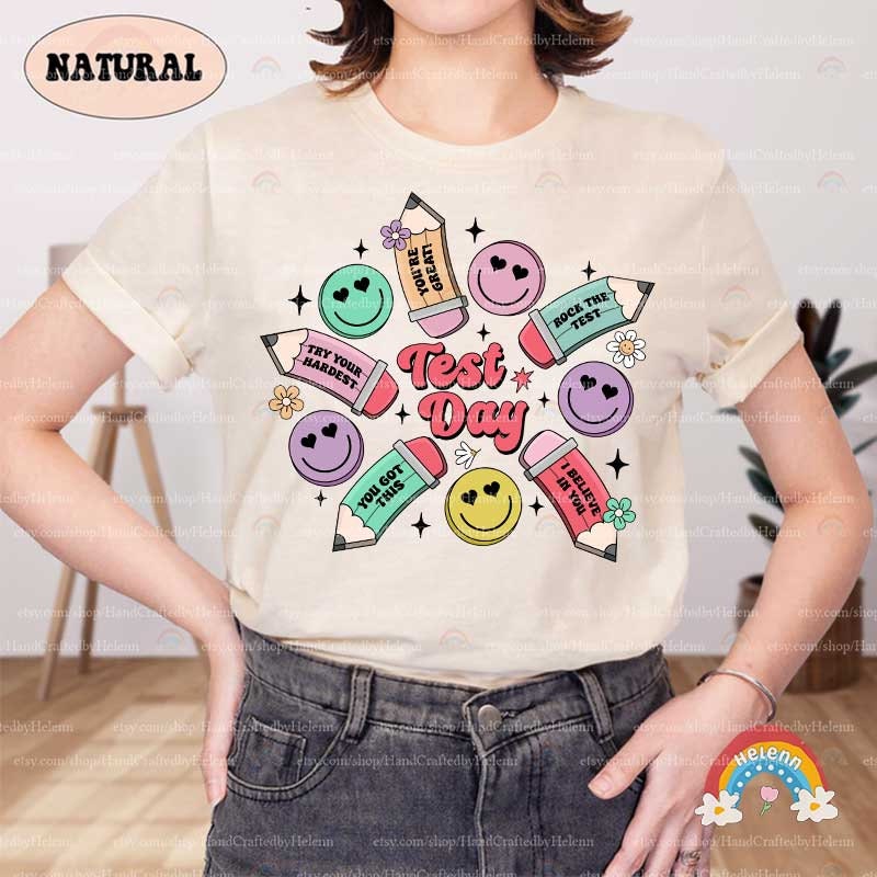 Teacher Test Day Shirt, Cute Teacher Testing Shirt, Teacher Team Shirts, It's Test Day Y'all, State Testing Shirt, Teacher Appreciation Gift
