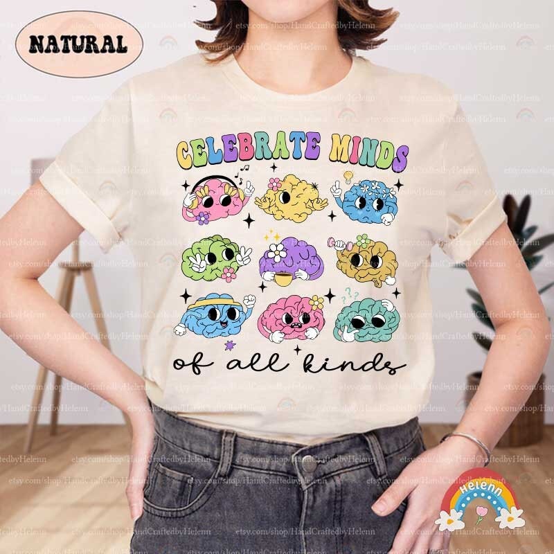 Special Education Teacher Shirt, Celebrate Minds of All Kinds Shirt, Neurodiversity Shirt, Autism Awareness, ADHD Shirt, SPED Teacher Gift