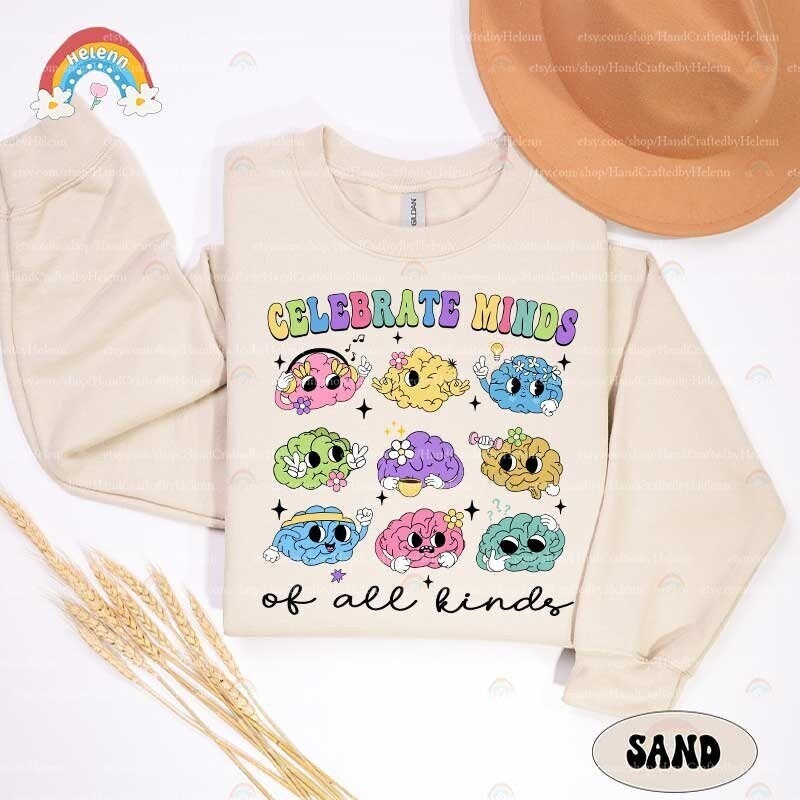 Special Education Teacher Shirt, Celebrate Minds of All Kinds Shirt, Neurodiversity Shirt, Autism Awareness, ADHD Shirt, SPED Teacher Gift