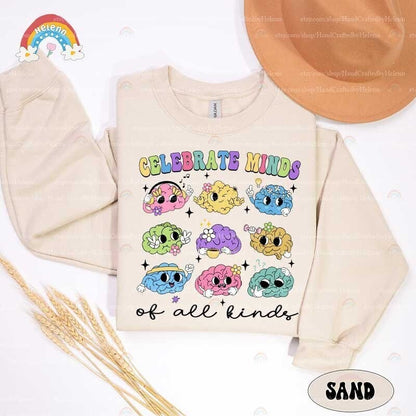 Special Education Teacher Shirt, Celebrate Minds of All Kinds Shirt, Neurodiversity Shirt, Autism Awareness, ADHD Shirt, SPED Teacher Gift