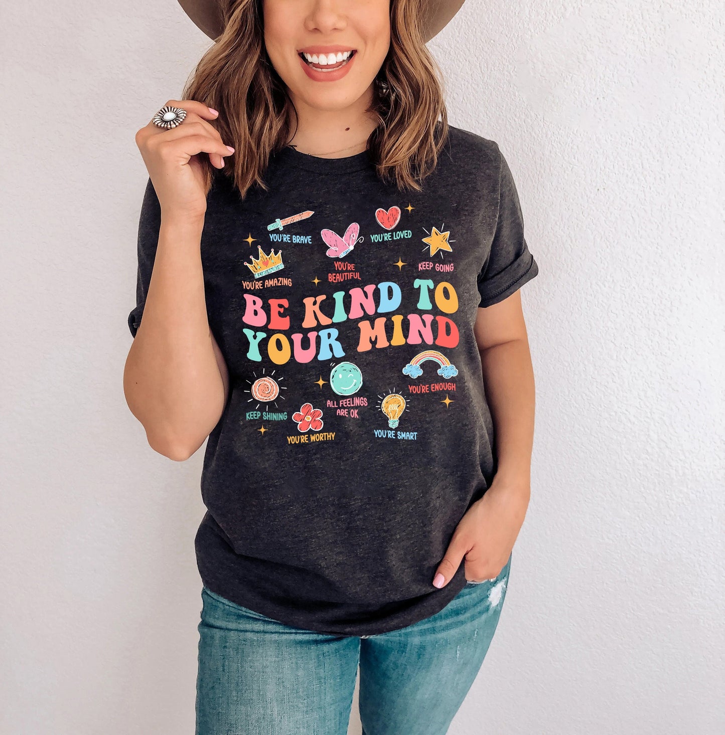 School Psychologist Shirt, Mental Health Shirt, Be Kind To Your Mind, School Counselor, Inclusion Positive Shirt, Teacher Appreciation Gift