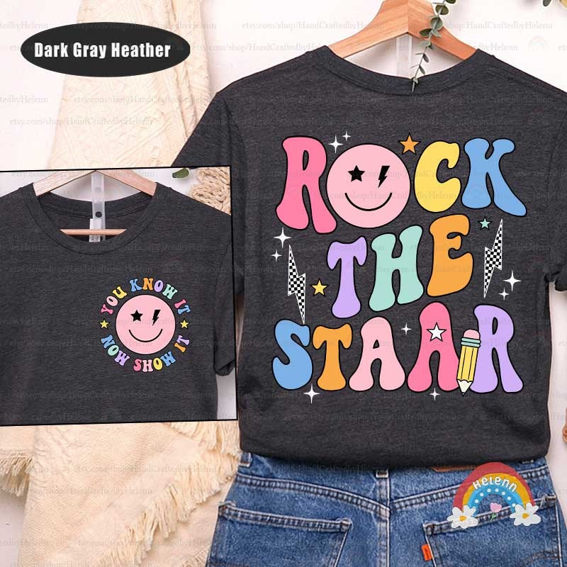 Teacher Shirt Test Day, Rock The Test Shirt, Test Day Shirt, State Test Squad, Staar Testing Shirt, School Test, Teacher Appreciation Gifts