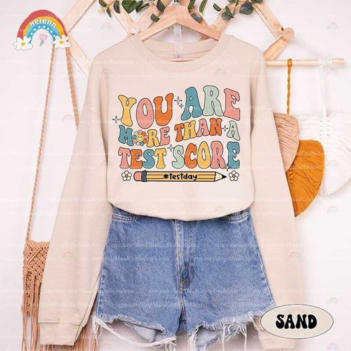 Teacher Test Day Shirt , You Are More Than A Test Score Shirt, State Testing Squad, School Testing, Last Day Shirt, Teacher Graduation Gift