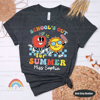 Teacher Shirt, School's Out For Summer Shirt, Last Day Of School Shirt, Teacher Summer Shirt, Elementary Teacher, Teacher Appreciation Gifts