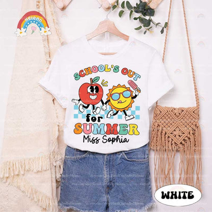 Teacher Shirt, School's Out For Summer Shirt, Last Day Of School Shirt, Teacher Summer Shirt, Elementary Teacher, Teacher Appreciation Gifts