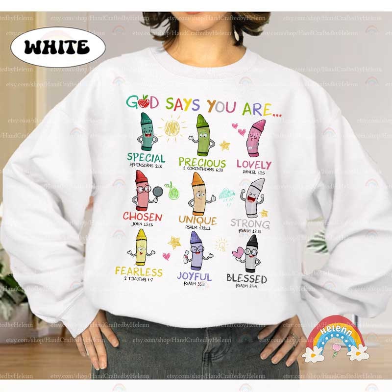 Teacher Shirt, Christian Teacher Shirt, God Says Teacher Shirt, Kindergarten Teacher, Teacher Bible Verse Shirt, Teacher Appreciation Gifts