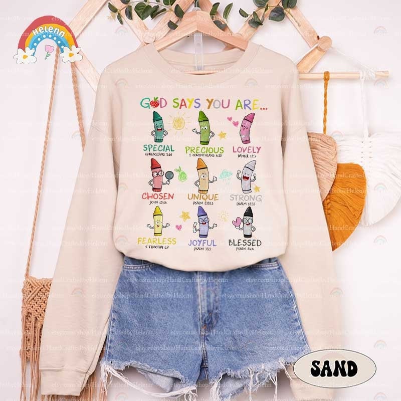 Teacher Shirt, Christian Teacher Shirt, God Says Teacher Shirt, Kindergarten Teacher, Teacher Bible Verse Shirt, Teacher Appreciation Gifts