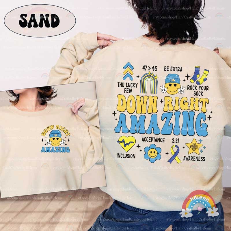 Special Education Teacher Shirt, Down Syndrome Awareness Shirt, SPED Teacher Shirt, Down Right Amazing T21, Special Education Teacher Gift