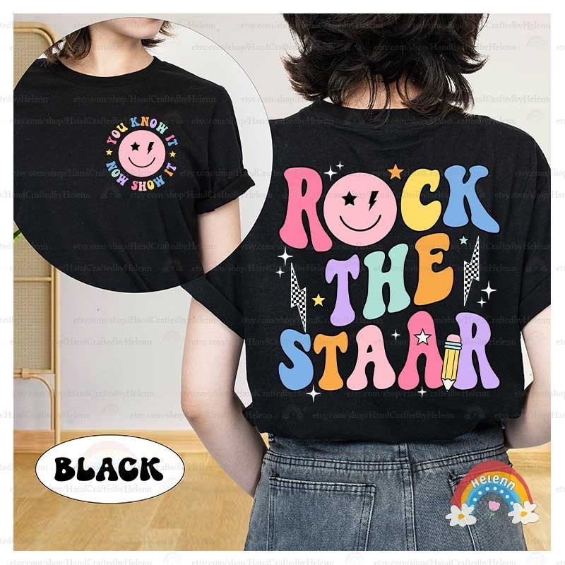 Teacher Shirt Test Day, Rock The Test Shirt, Test Day Shirt, State Test Squad, Staar Testing Shirt, School Test, Teacher Appreciation Gifts