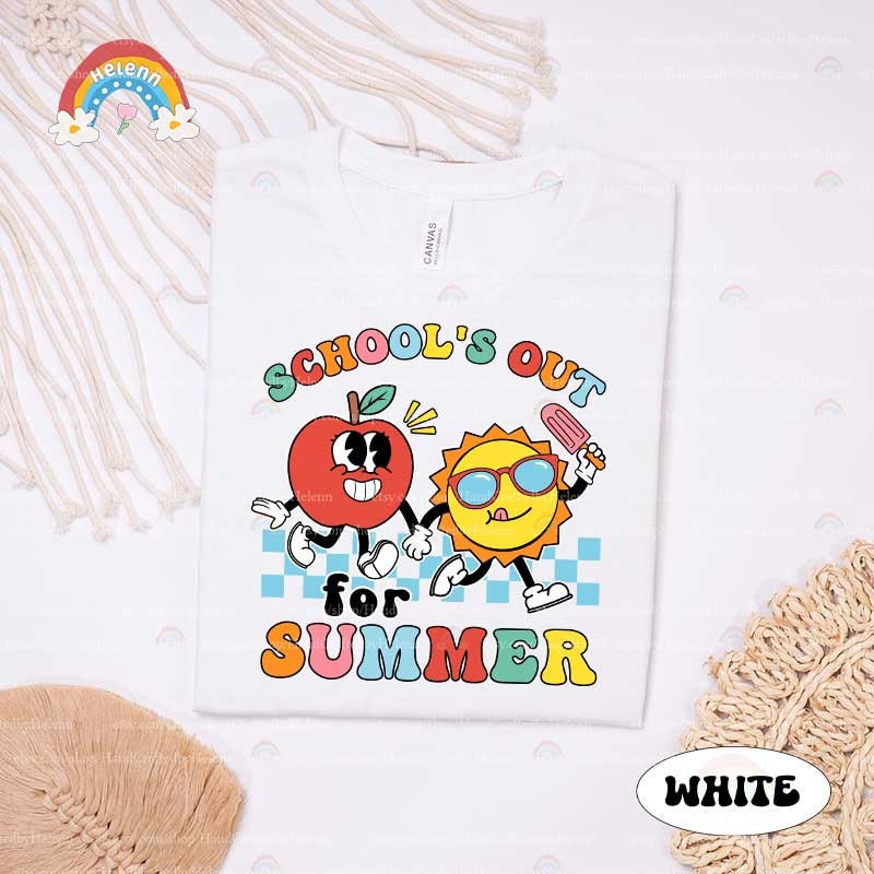 Teacher Shirt, School's Out For Summer Shirt, Last Day Of School Shirt, Teacher Summer Tee, Kindergarten Teacher, Teacher Appreciation Gifts