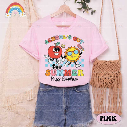 Teacher Shirt, School's Out For Summer Shirt, Last Day Of School Shirt, Teacher Summer Shirt, Elementary Teacher, Teacher Appreciation Gifts