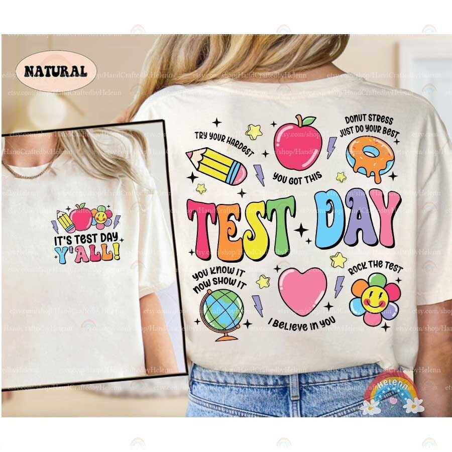 Teacher Test Day Shirt, Teacher Testing Shirt, Teacher Team Shirt, State Testing Shirt, Teacher Staar Testing, Teacher Appreciation Gift
