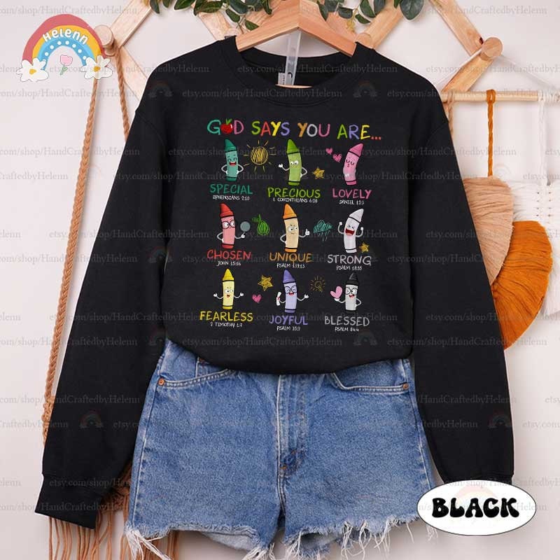 Teacher Shirt, Christian Teacher Shirt, God Says Teacher Shirt, Kindergarten Teacher, Teacher Bible Verse Shirt, Teacher Appreciation Gifts