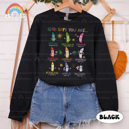 Teacher Shirt, Christian Teacher Shirt, God Says Teacher Shirt, Kindergarten Teacher, Teacher Bible Verse Shirt, Teacher Appreciation Gifts