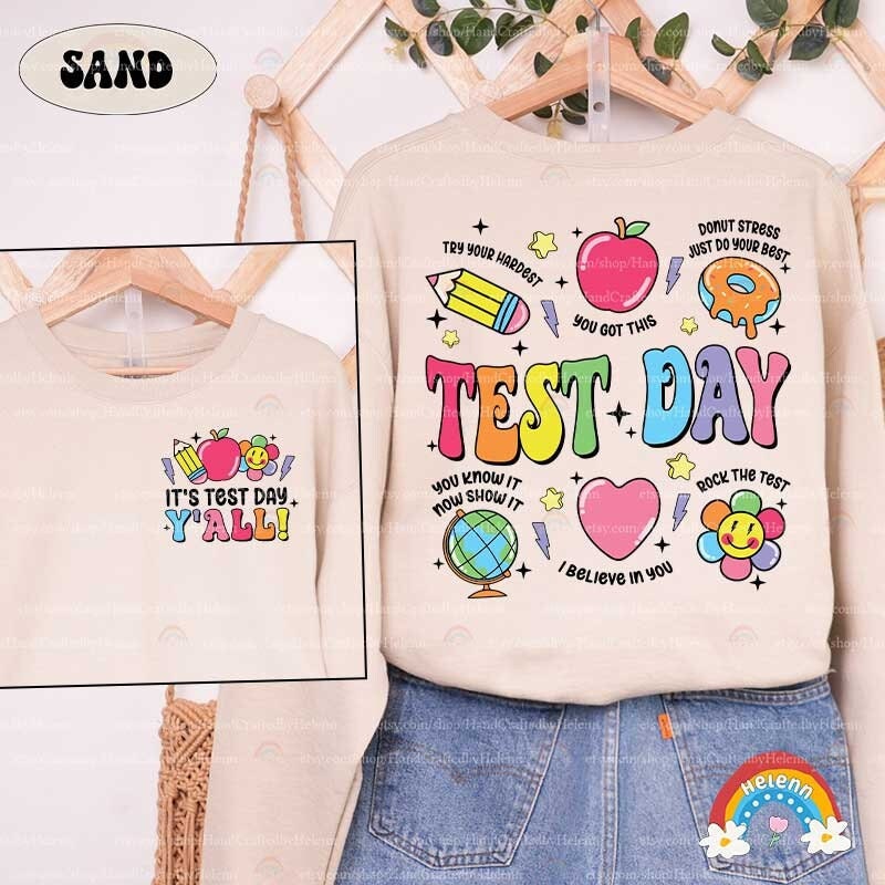 Teacher Test Day Shirt, Teacher Testing Shirt, Teacher Team Shirt, State Testing Shirt, Teacher Staar Testing, Teacher Appreciation Gift