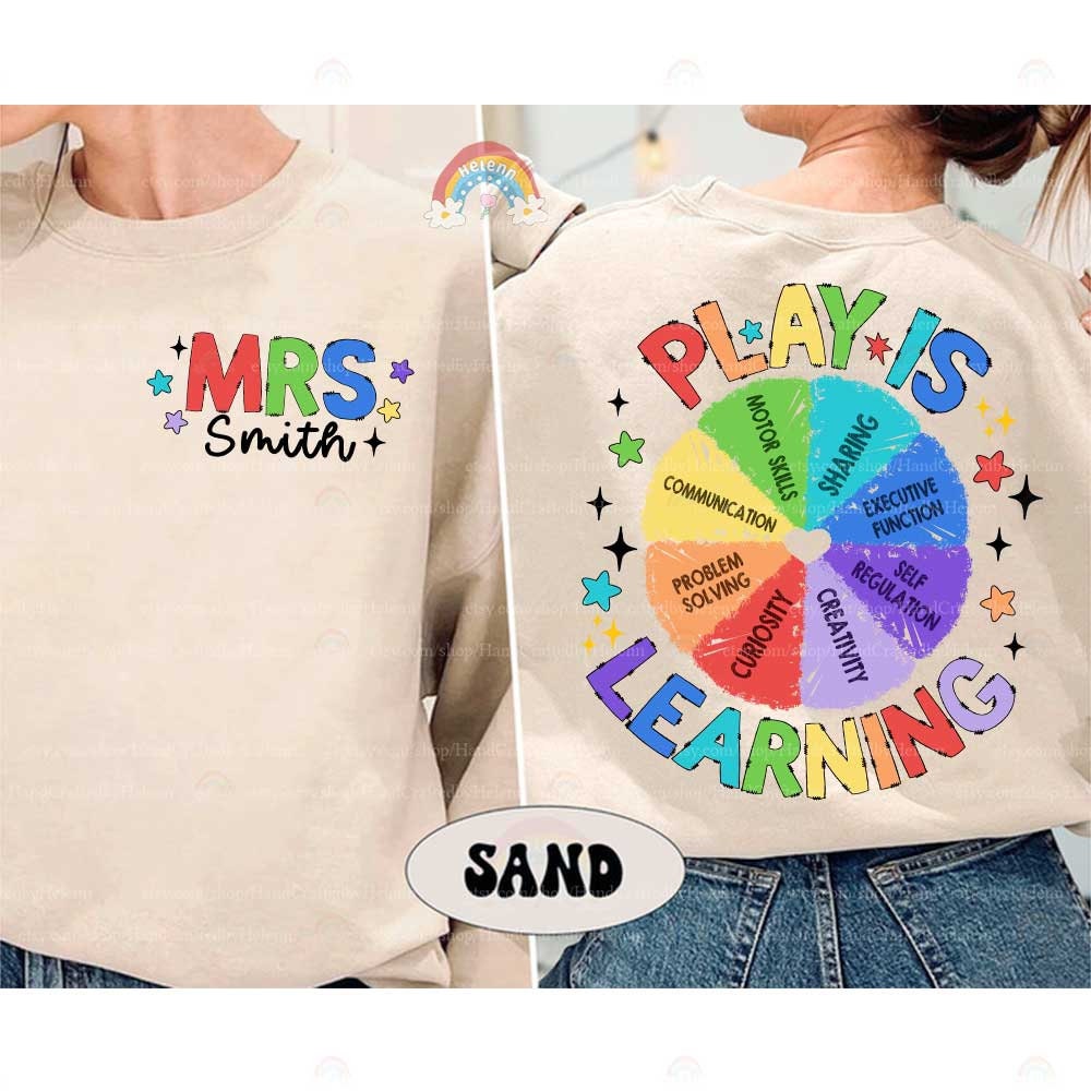 Teacher Shirt, Play Is Learning Teacher Shirt, Cute Teacher Life Shirt, Teacher Team Shirt, Kindergarten Teacher, Teacher Appreciation Gift