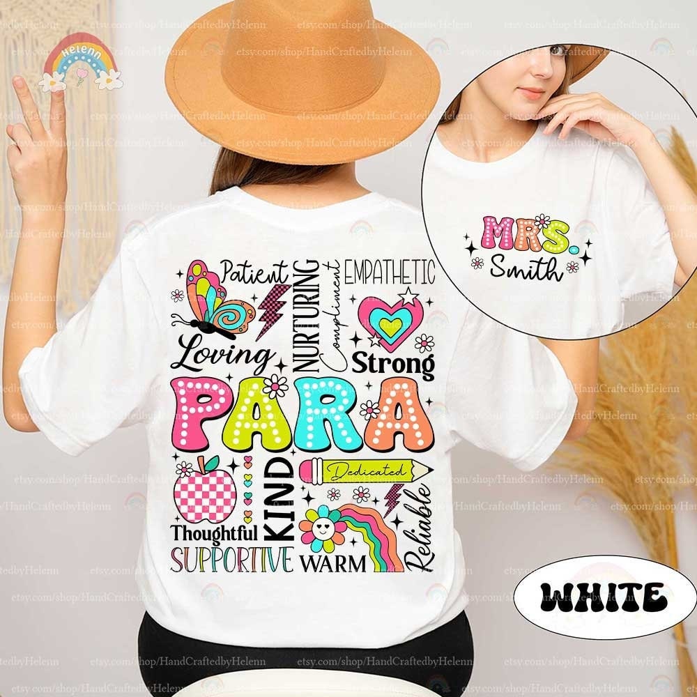 Paraprofessional Shirt, Dalmatian Dot Parapro Shirt, Teacher Aide, Paraprofessional Gift Shirt, Back To School, Parapro Appreciation Gifts