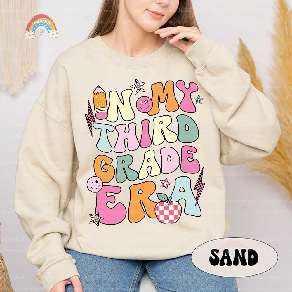 Teacher Shirt, Third Grade Teacher Shirt, Cute Third Grade Era Shirt, Teacher 3rd Grade Shirt, Teacher Gift, Teacher Appreciation Gift