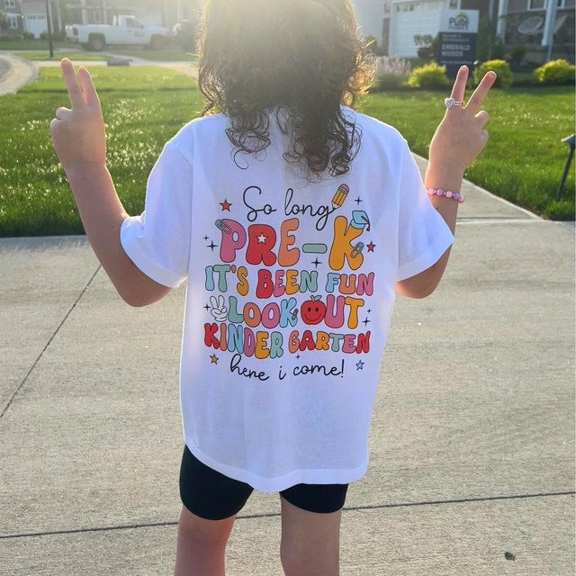 Last Day of School Shirt, Pre-K Graduation Shirt, End Of School, Kid Grad Tshirt, Pre-K Kindergarten Summer Shirt, Preschool Graduation Gift