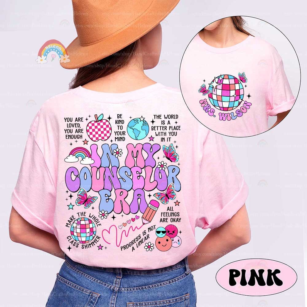 A colorful and inviting design that combines elements of nature and education, showcasing the counselor&#39;s role in guiding and inspiring students.