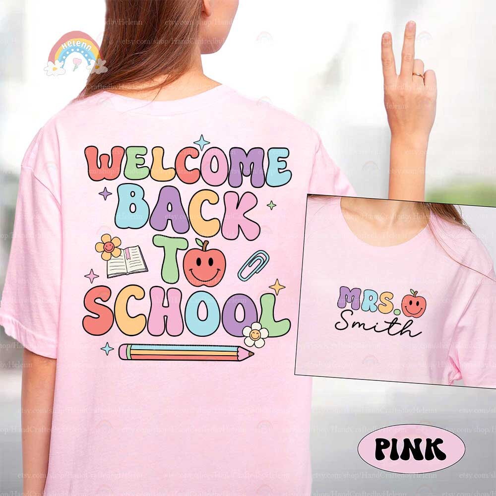 Teacher Shirt, Welcome Back To School Shirt, First Day Of School, Back To School, Kindergarten Teacher Shirt, Teacher Appreciation Gift