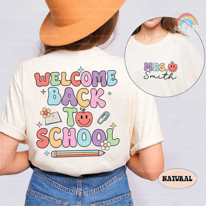 Teacher Shirt, Welcome Back To School Shirt, First Day Of School, Back To School, Kindergarten Teacher Shirt, Teacher Appreciation Gift