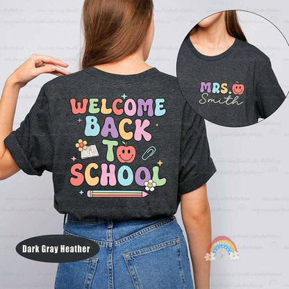 Teacher Shirt, Welcome Back To School Shirt, First Day Of School, Back To School, Kindergarten Teacher Shirt, Teacher Appreciation Gift