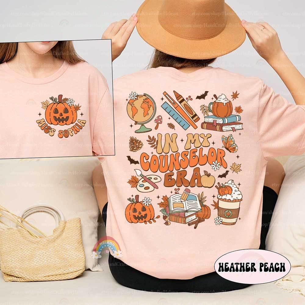 Add a touch of seasonal charm to your classroom with this delightful design. Featuring educational symbols and autumn decorations, it’s a perfect way to highlight your role as an educator and bring some festive cheer to your teaching environment.