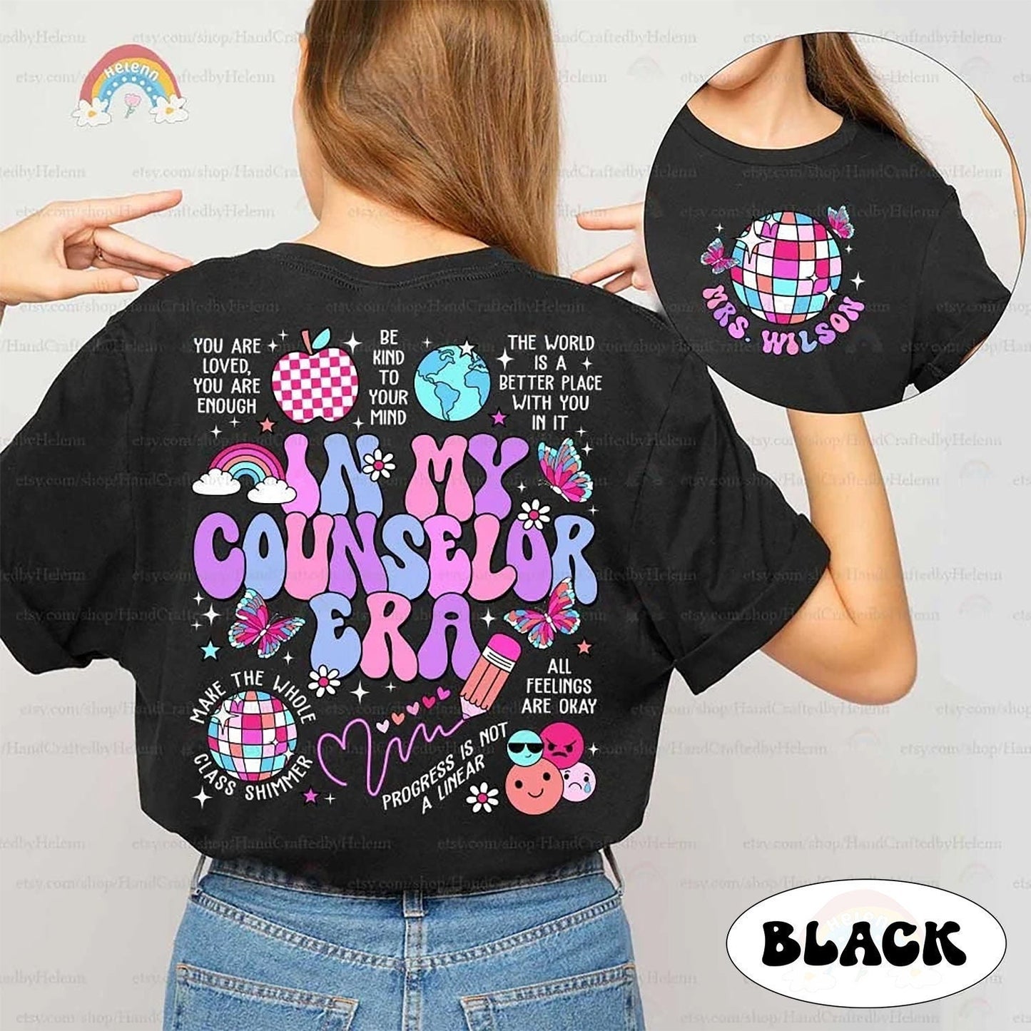 Personalized School Counselor Shirt, In My School Counselor Era, School Counselor Gift, Back To School Shirt, Teacher Appreciation Gifts