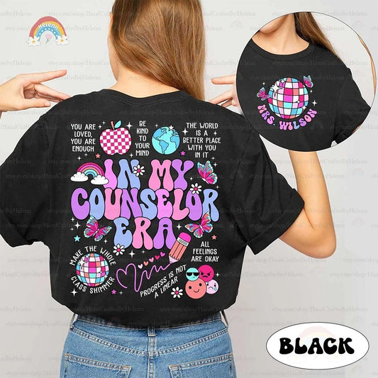 Personalized School Counselor Shirt, In My School Counselor Era, School Counselor Gift, Back To School Shirt, Teacher Appreciation Gifts