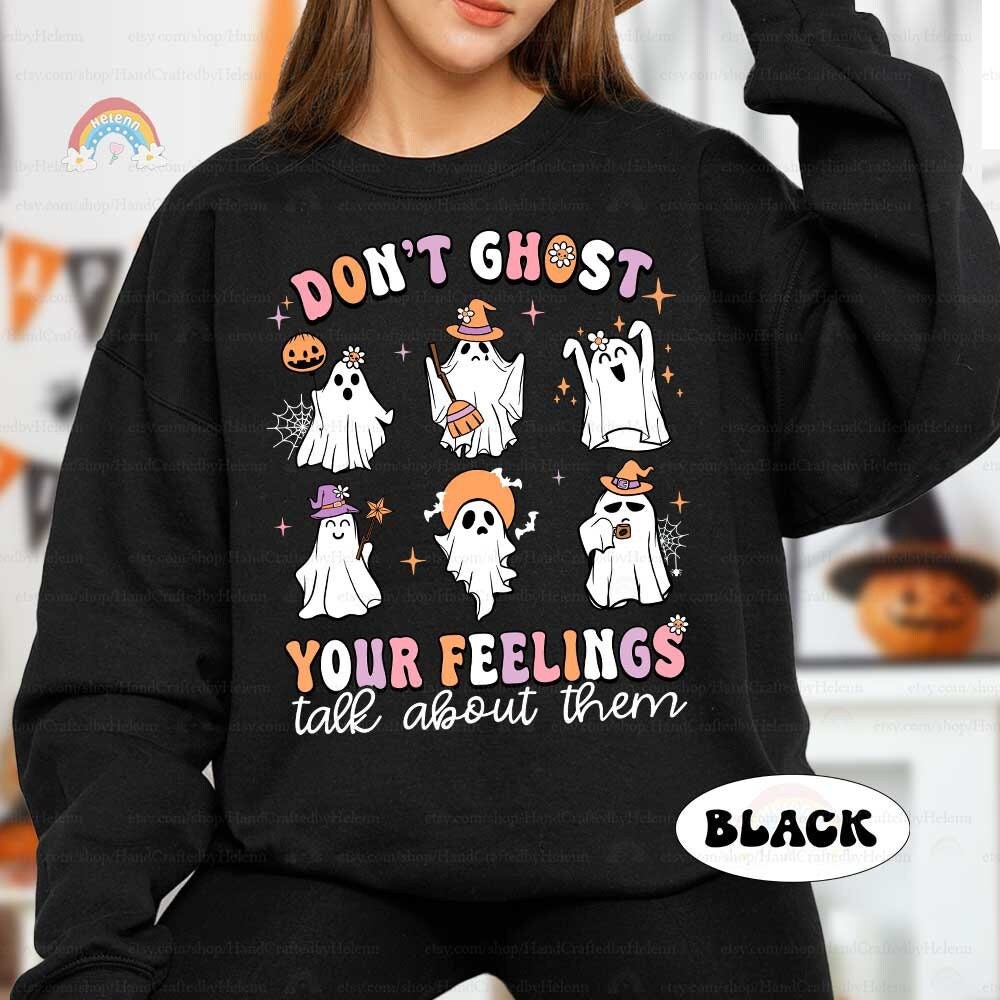 School Psychologist Shirt, Don't Ghost Your Feelings Shirt, Halloween School Psychologist Shirt, Mental Health Halloween, School Psych Gift