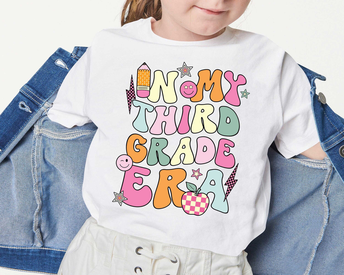 In My Third Grade Era, Third Grade Shirt, Kid School Shirt Kindergarten, School Custom Name Shirt, Back To School, 3rd Grade Team Shirt