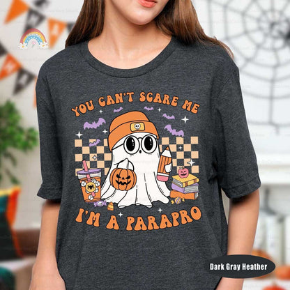 Paraprofessional Halloween Shirt, You Can't Scare Me Custom Spooky Parapro Pumpkins Fall Sweatshirt, Teacher Aide, Halloween Parapro Gift