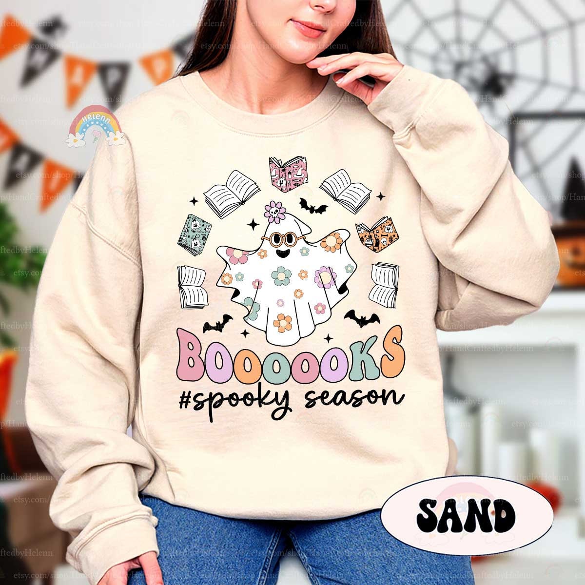 Teacher Halloween Shirt, Read More Books, Spooky Teacher Shirt, Ghost Reading Books Shirt, Librarian Halloween Shirt, Book Lovers Halloween