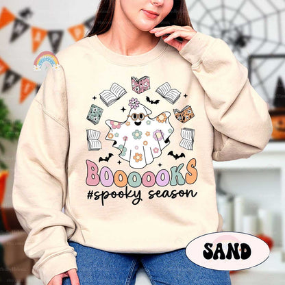 Teacher Halloween Shirt, Read More Books, Spooky Teacher Shirt, Ghost Reading Books Shirt, Librarian Halloween Shirt, Book Lovers Halloween