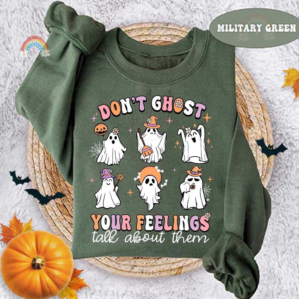 School Psychologist Shirt, Don't Ghost Your Feelings Shirt, Halloween School Psychologist Shirt, Mental Health Halloween, School Psych Gift