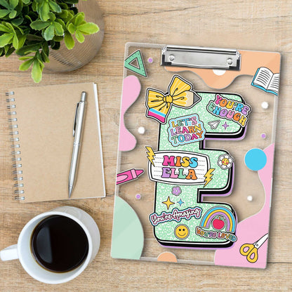 Custom Teacher Clipboard Back To School Gift, Composition Book Clipboard For Teacher, Teacher Christmas Gift, Teacher Appreciation Gifts