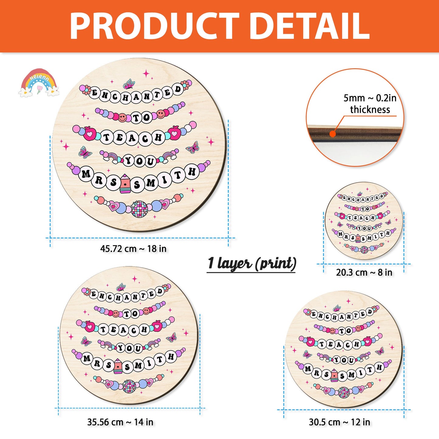 Custom Teacher Door Hanger Enchanted To Teach You, Teacher Wooden Classroom Sign, Teacher Gifts, Back To School, Teacher Appreciation Gift