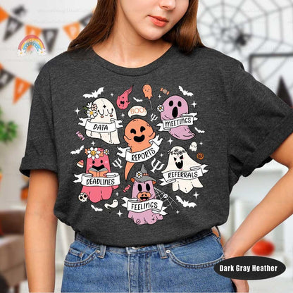 School Psychologist Halloween Shirt, Spooky School Psych Halloween Sweatshirt, Retro Halloween School Psych Ghost Shirt, School Psych Gifts