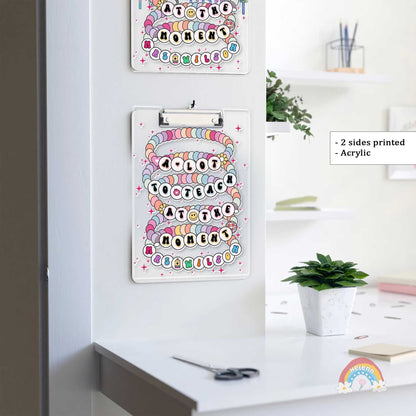 Personalized Teacher Clipboard A Lot To Teach, Teacher Acrylic Clipboard Both Sides Printed, Back To School Gift, Teacher Appreciation Gift
