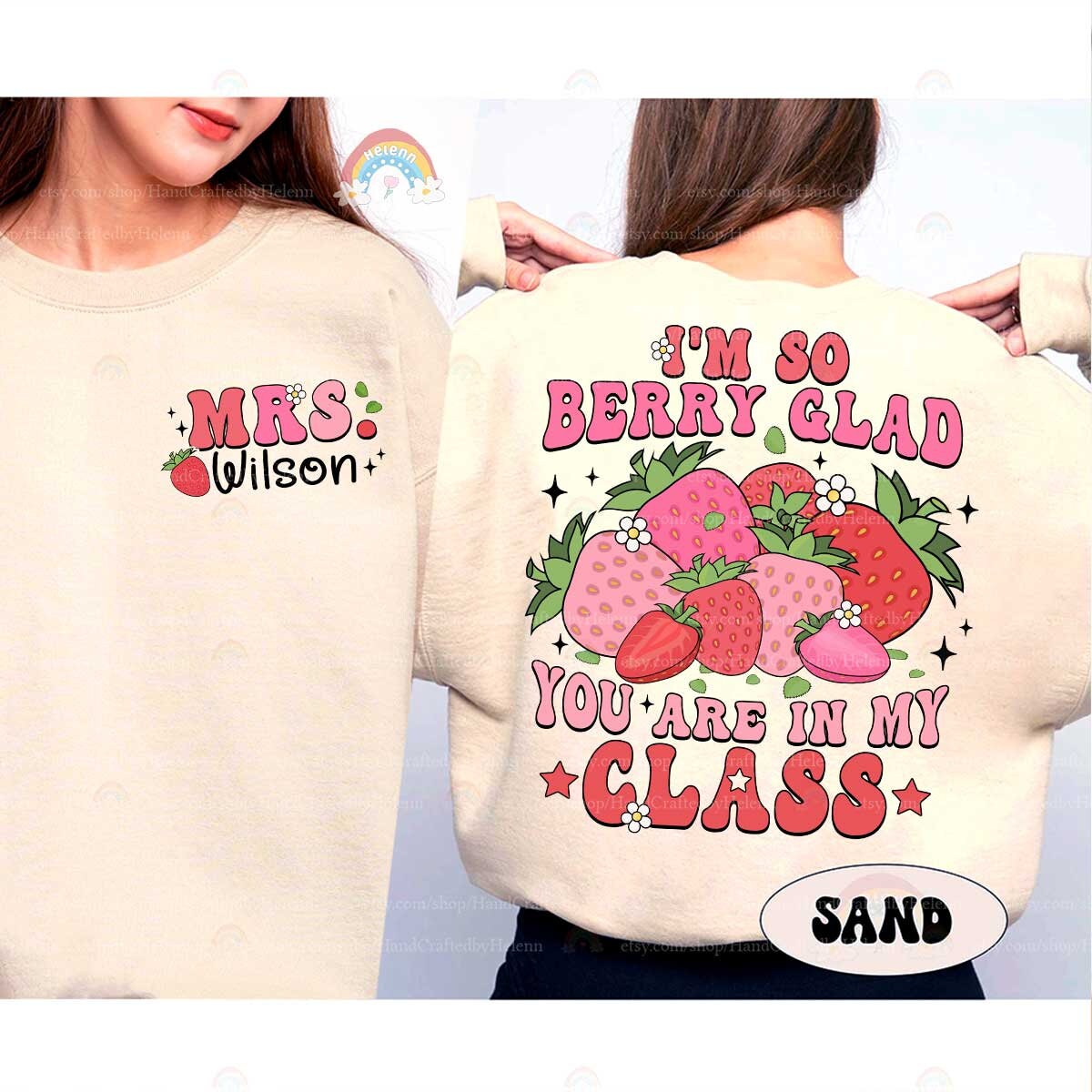 Custom Teacher Shirt, Strawberry Teacher Back To School Shirt, Funny Cute Teacher Shirt, Elementary Teacher Shirt, Teacher Appreciation Gift