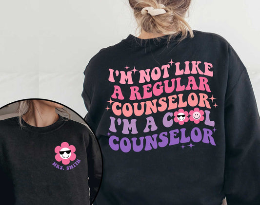 School Counselor Shirt, Personalized Counselor Shirt, School Counselor Gift, Cool Counselor, Back To School Shirt, Teacher Appreciation Gift