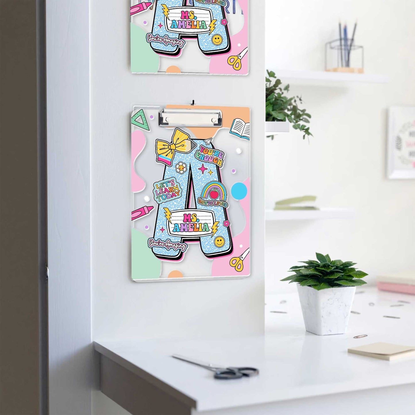 Custom Teacher Clipboard Back To School Gift, Composition Book Clipboard For Teacher, Teacher Christmas Gift, Teacher Appreciation Gifts