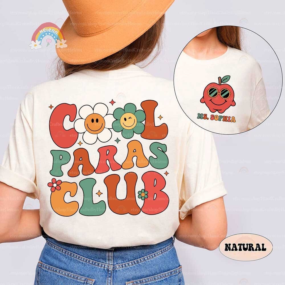 Paraprofessional Shirt, Cool Para Club, Para Squad Shirt, Teacher Aide, Para Appreciation, Para Life Shirt, Teacher Graduation Gift